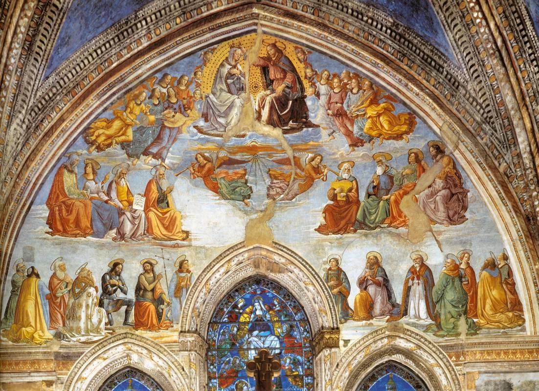 Incoronazione della Vergine - Cappella Tornabuoni, Santa Maria Novella, Firenze